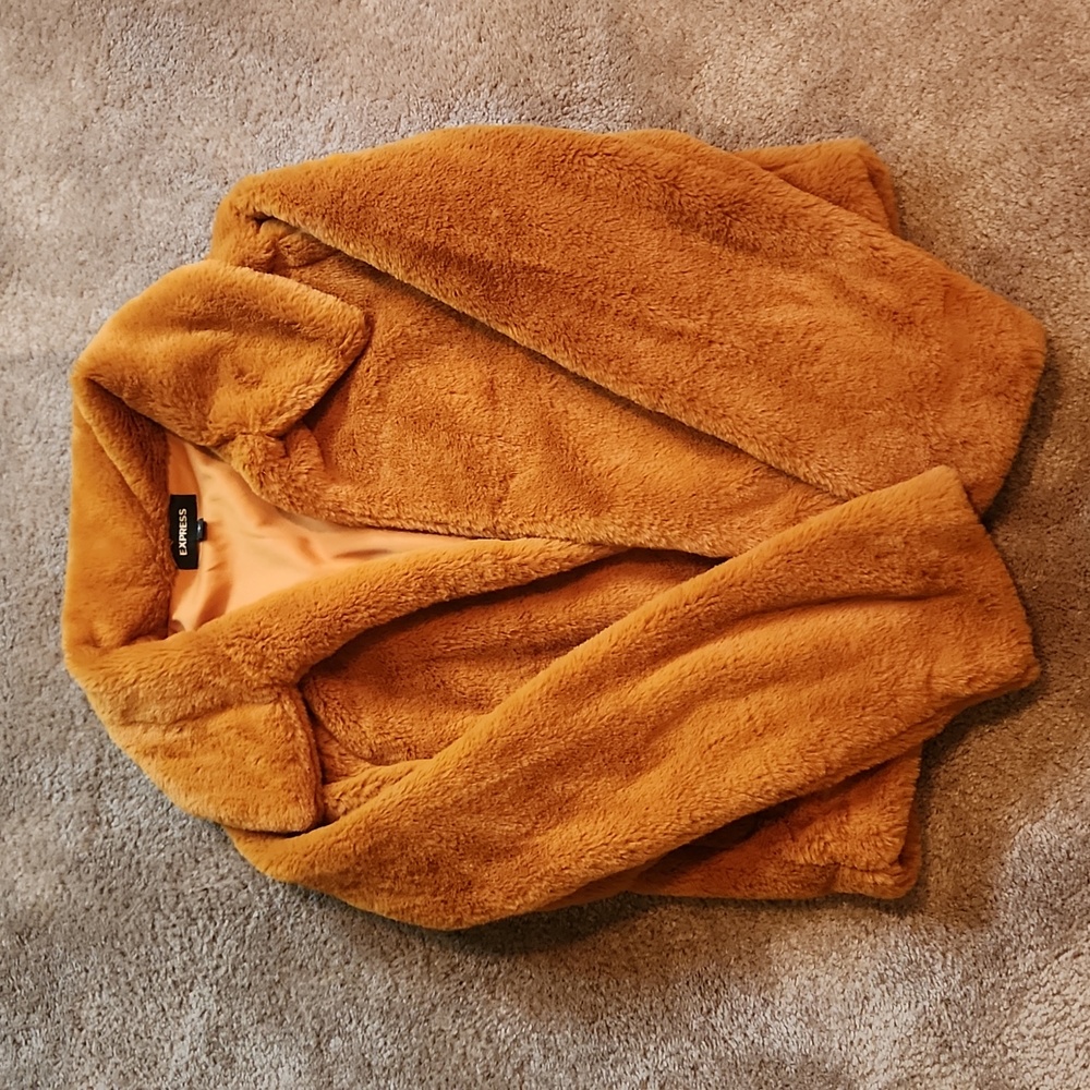 Faux fur coat
